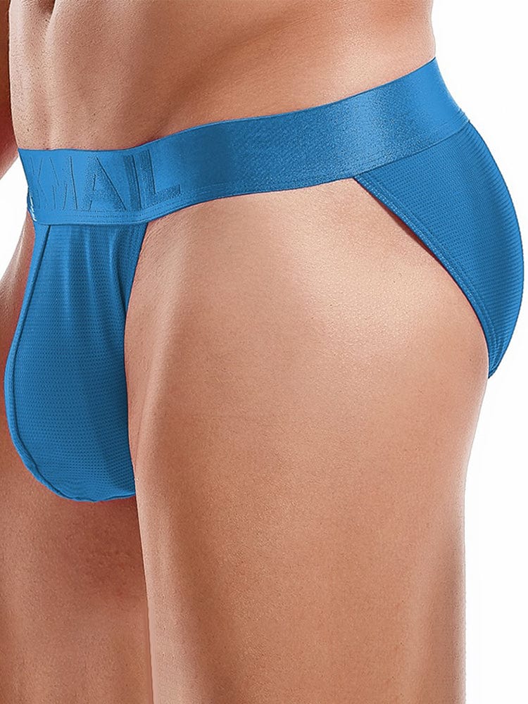 menaful Blue / M Men's Breathable Ultra-Low Sexy Briefs