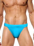 menaful Blue / M Men's High-cut Sexy Bikini Swim Briefs