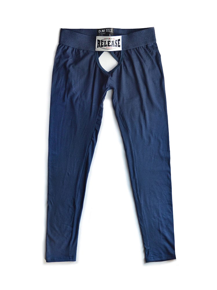 menaful Blue / M Men's Low Waist Sexy Hollow Pants