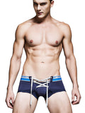 menaful Blue / M Men's Sexy Tethered Boxer Briefs