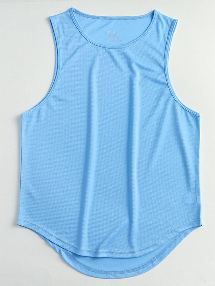 menaful Blue / M Men's Summer Quick Dry Sports Vest