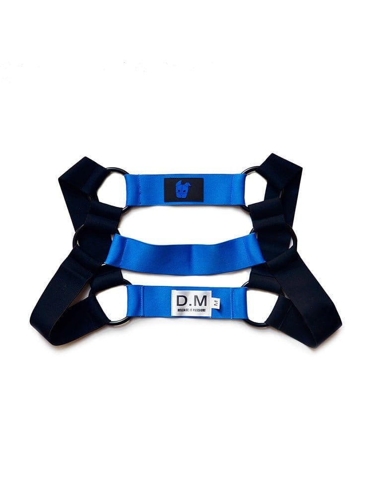 menaful Blue / M / Polyester Chest Sexy Shoulder Strap Harness