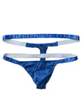 menaful Blue / M Sexy Mesh Temptation Monogram Thong