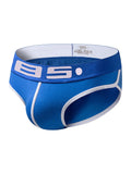 menaful Blue / M Solid Color Cotton Breathable Comfort Briefs