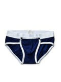 menaful Blue / M Sports Button Cotton Briefs