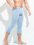 menaful Blue / M U Convex Slim Fit Leggings