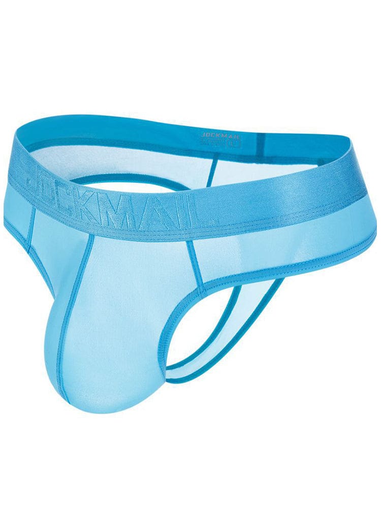 menaful Blue / M Ultra-thin Translucent Sexy Men's Briefs