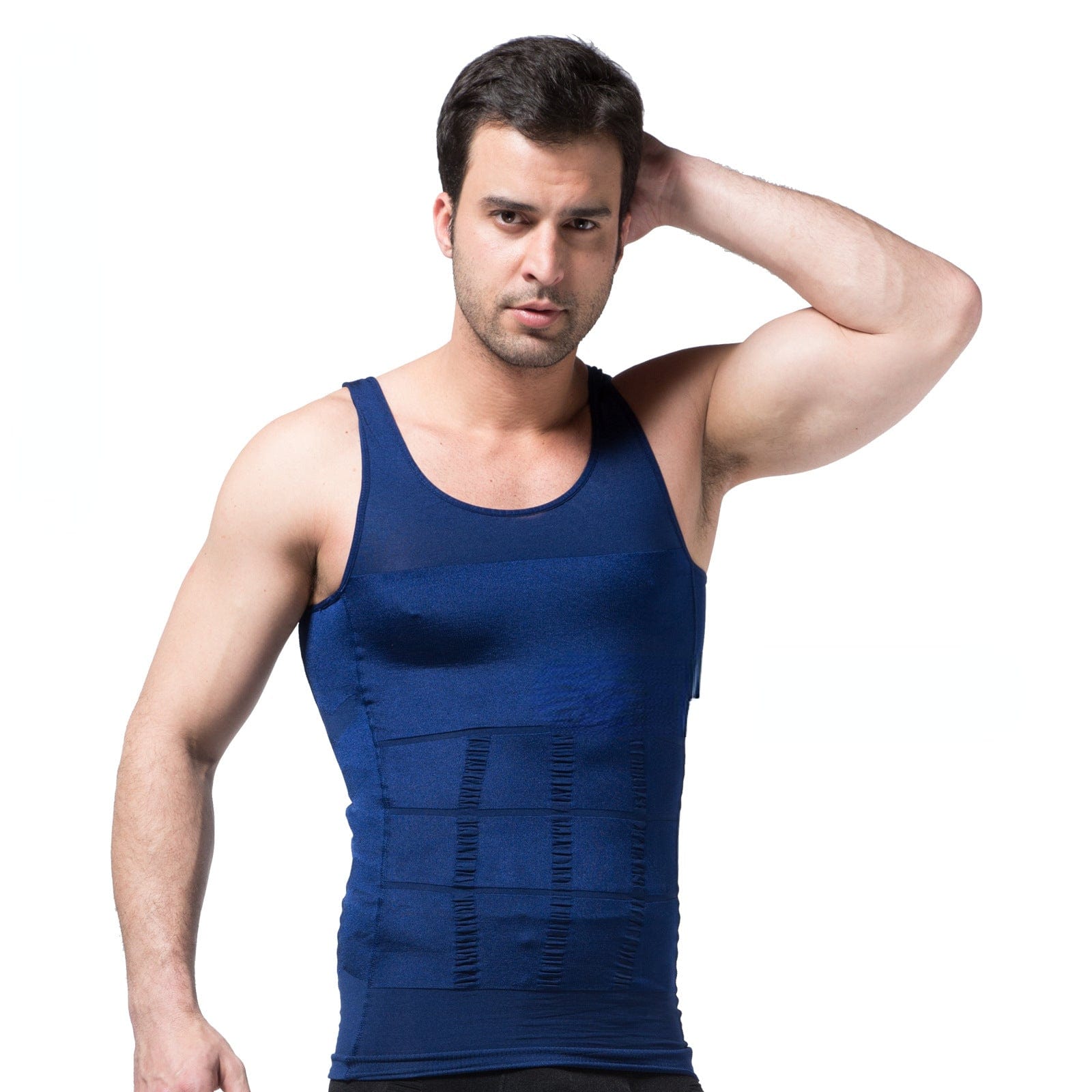 Menaful™ blue / S Men's Seamed 140D Nylon DTY FIRMING Panels Vest