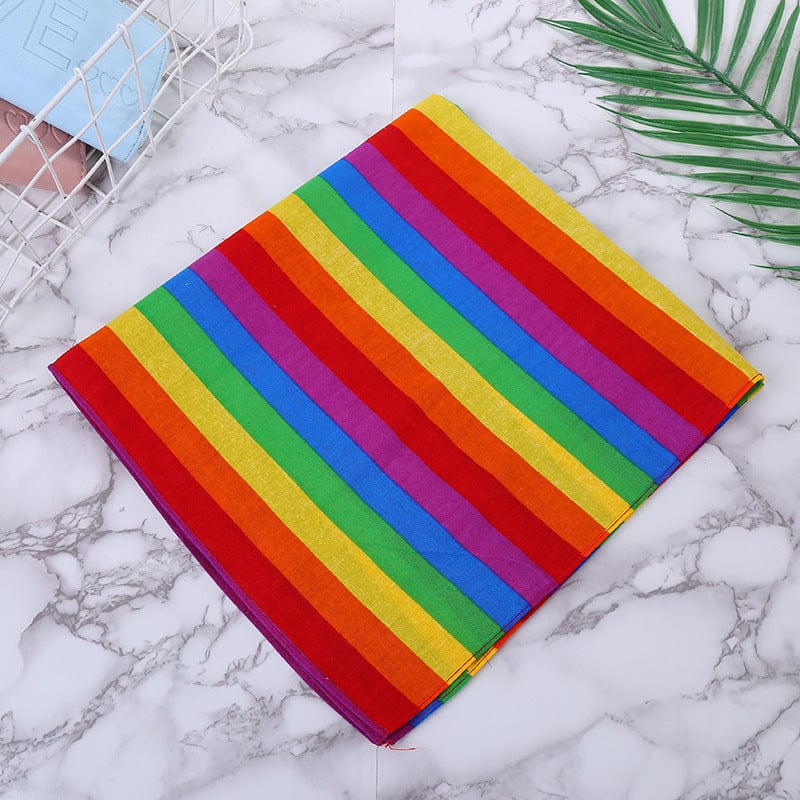 Menaful™ bold lines Rainbow Headscarf