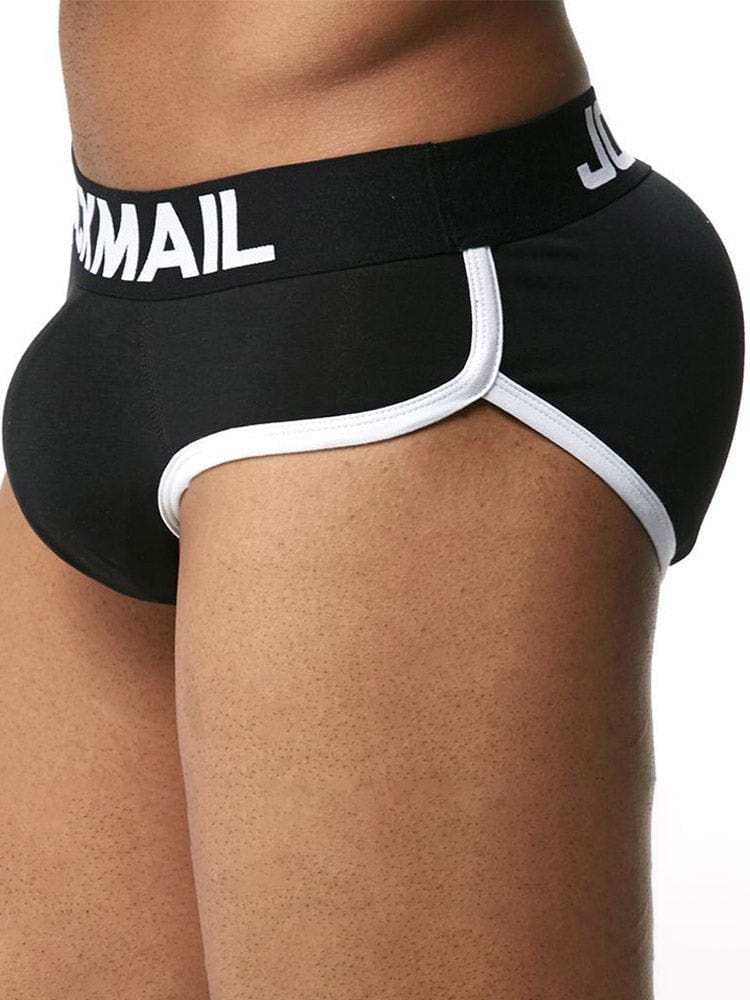 menaful Bottoms Black / M 3D Padded Push Up  Boxer Briefs