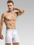 menaful Boxers Briefs & Midway Briefs 3 Pack Men's Ice Silk Breathable Boxers Briefs