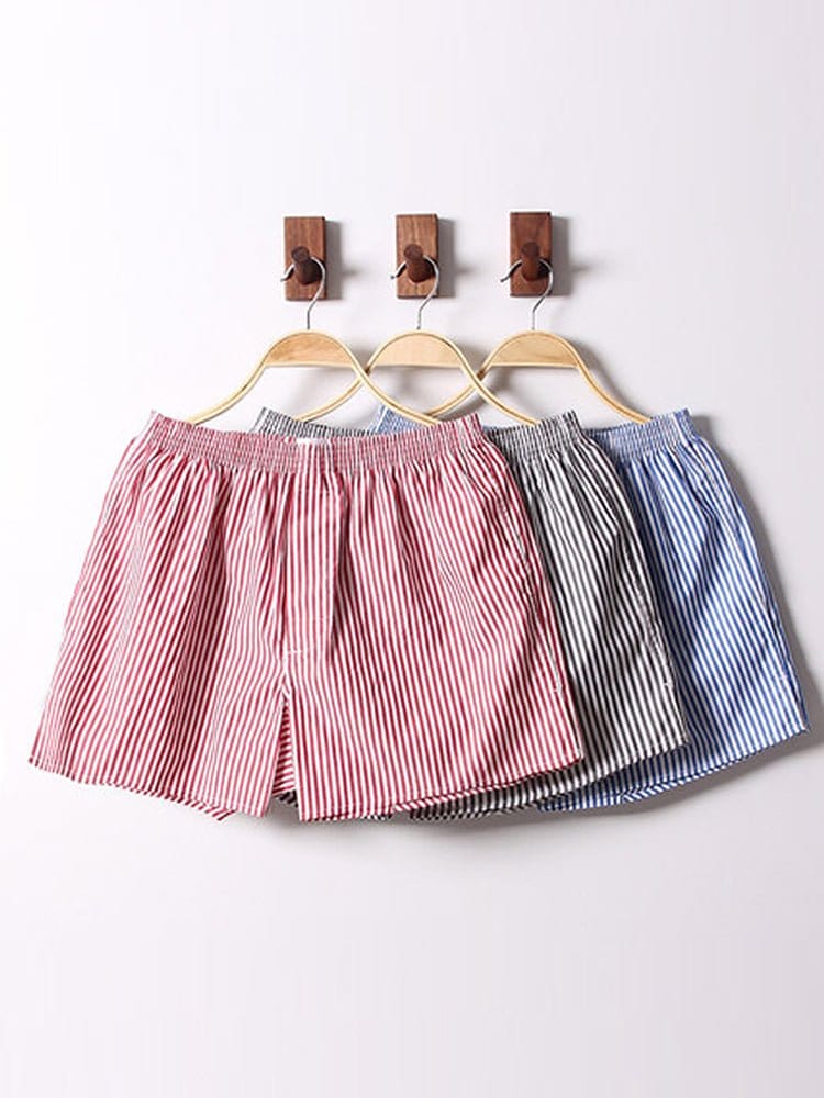 menaful Boxers Color 10 / M 3 Pack Organic Cotton Loose Boxers