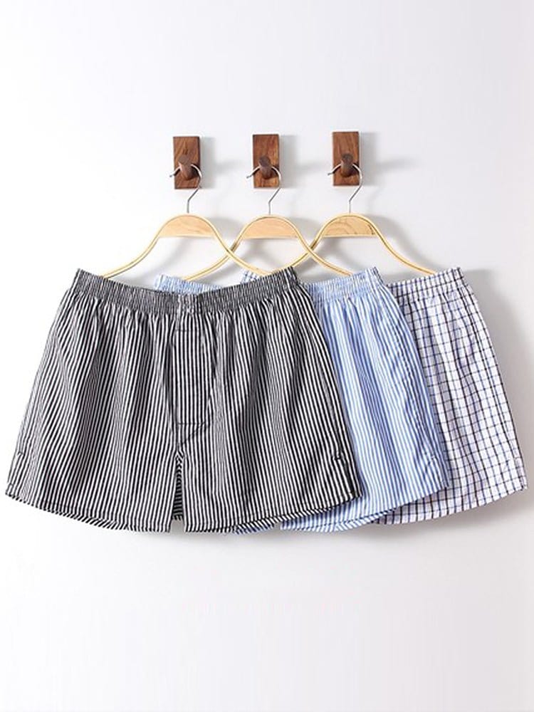 menaful Boxers Color 11 / M 3 Pack Organic Cotton Loose Boxers