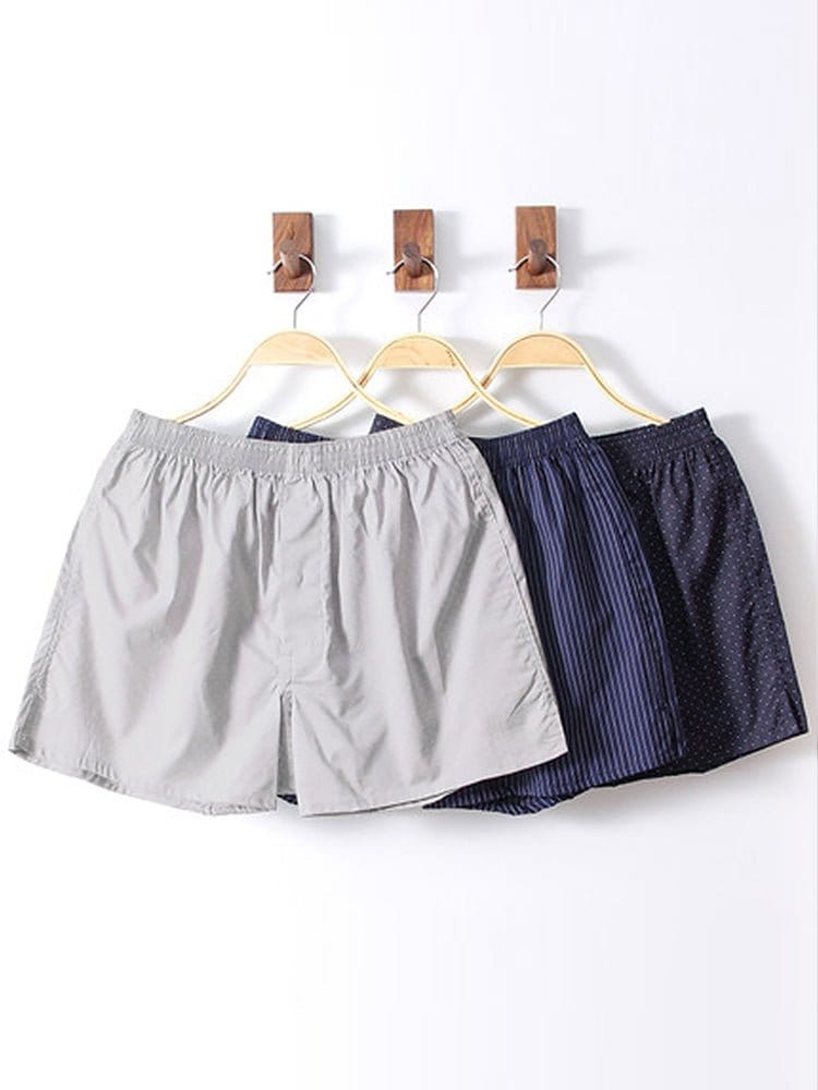 menaful Boxers Color 15 / M 3 Pack Organic Cotton Loose Boxers