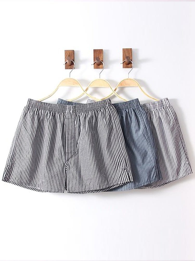 menaful Boxers Color 3 / M 3 Pack Organic Cotton Loose Boxers