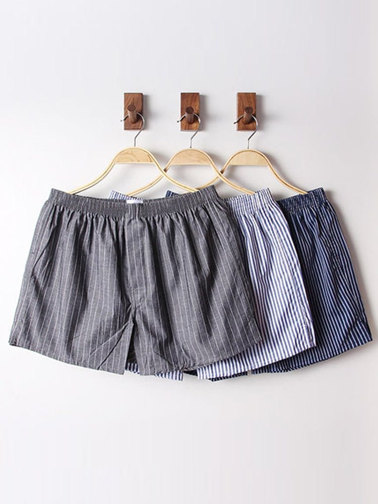 menaful Boxers Color 7 / M 3 Pack Organic Cotton Loose Boxers