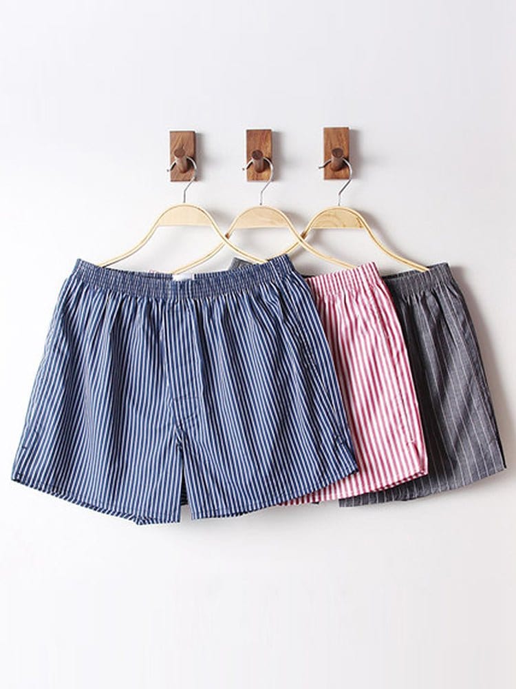 menaful Boxers Color 8 / M 3 Pack Organic Cotton Loose Boxers