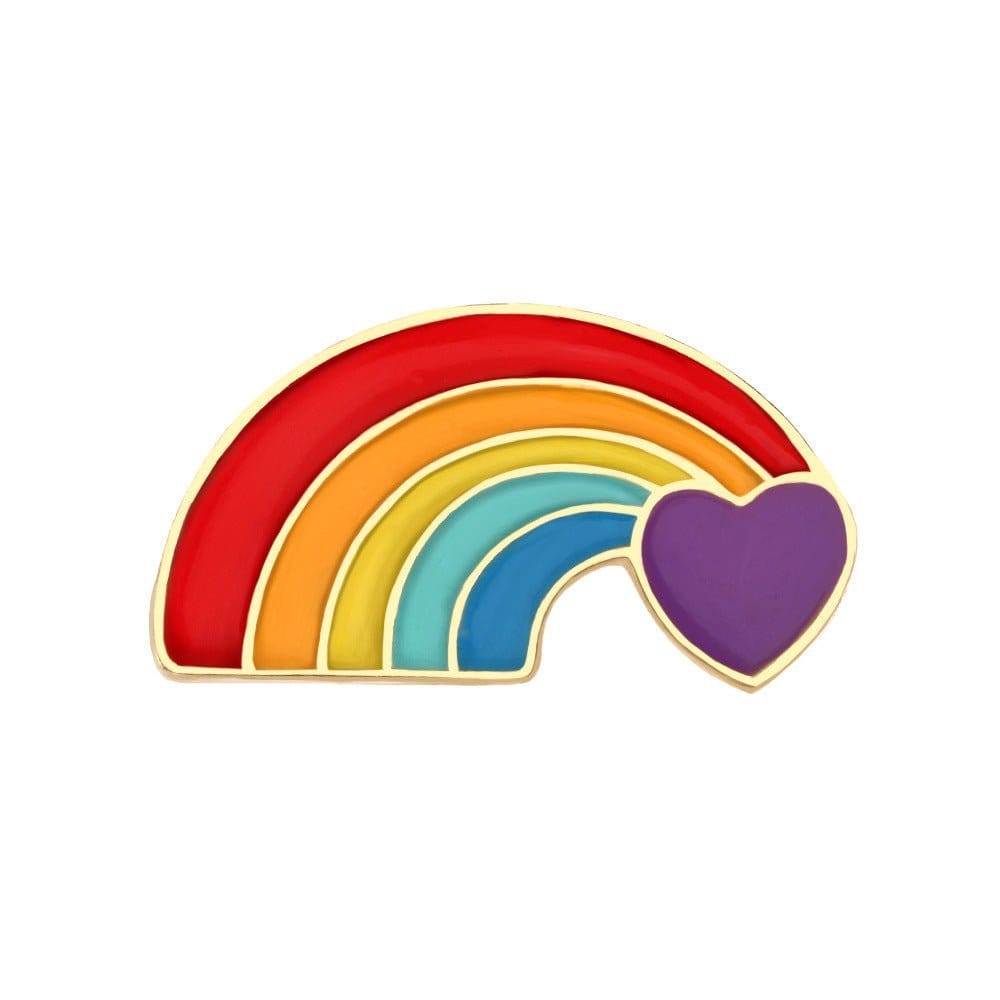 Menaful™ bridge Creative Rainbow Chest Pin