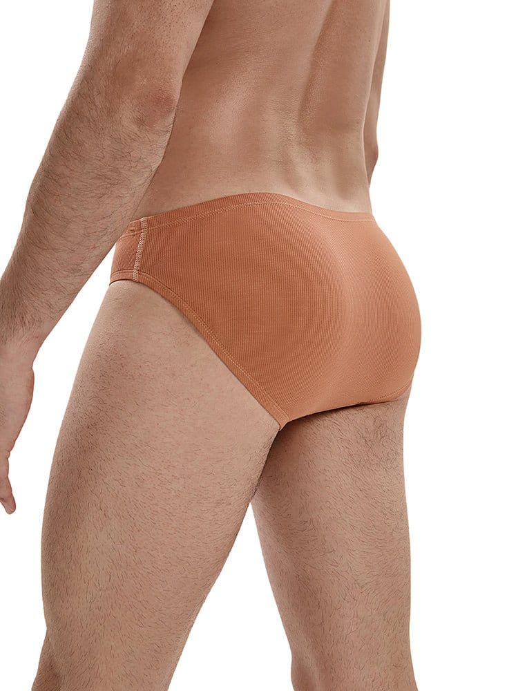 menaful Briefs with Bulge Pouch- Brown