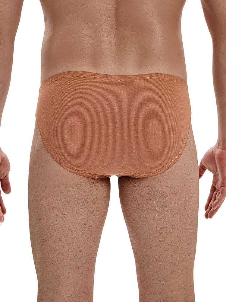 menaful Briefs with Bulge Pouch- Brown