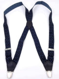 menaful British style men's cheek suspenders with side clips