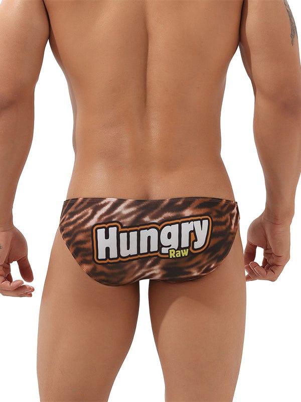 menaful Brown / M Men's Low Waist Briefs