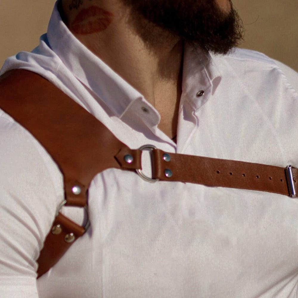 Menaful™ brown Men's Punk Style Fashion Harness