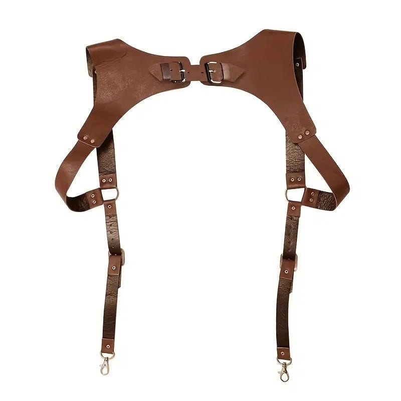 MENAFUL™ Brown / One Size Fashion Men's Strap Hook Shoulder Harness