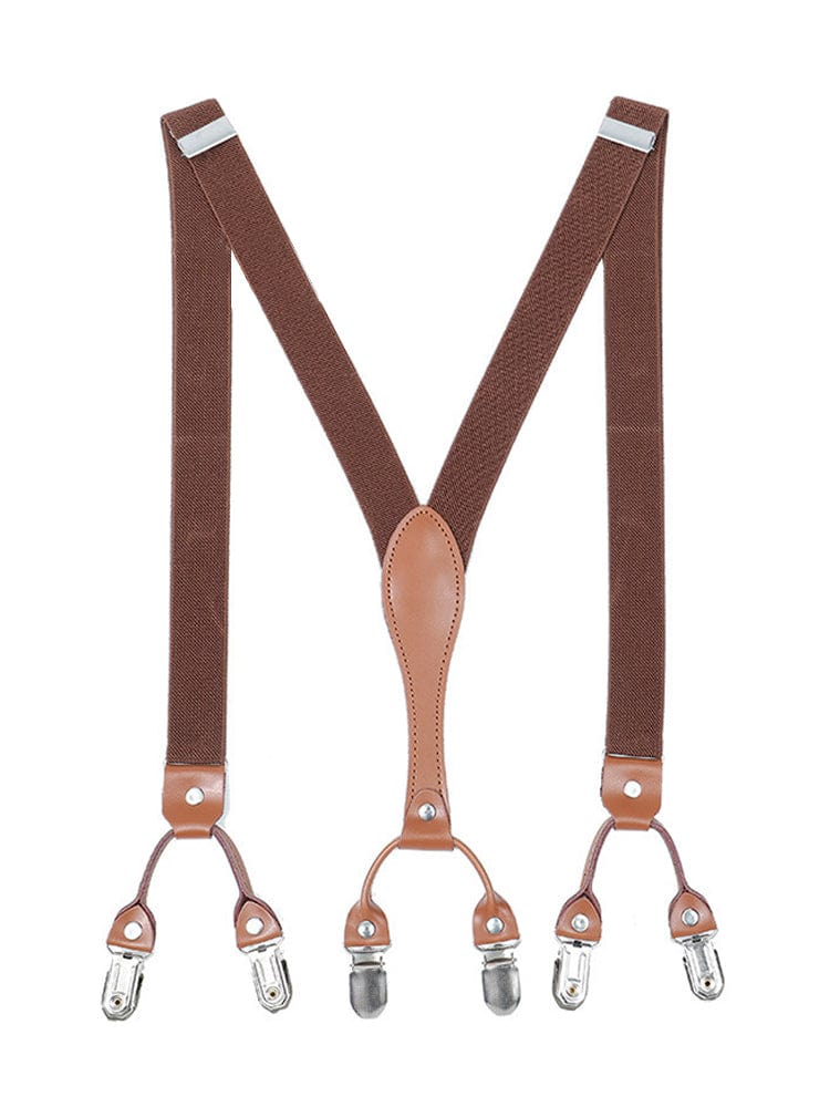 menaful Brown Two-layer British Shoulder Strap