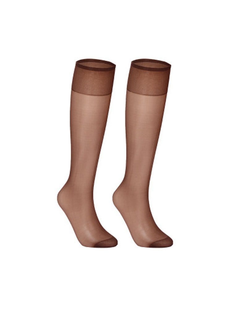 menaful Brown / Two Pairs Breathable Men Tube Socks