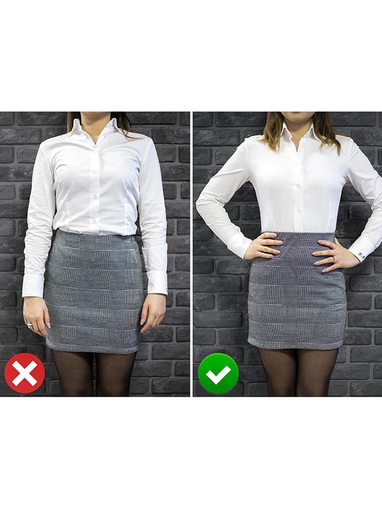 menaful Business Shirt Wrinkle-proof Clip