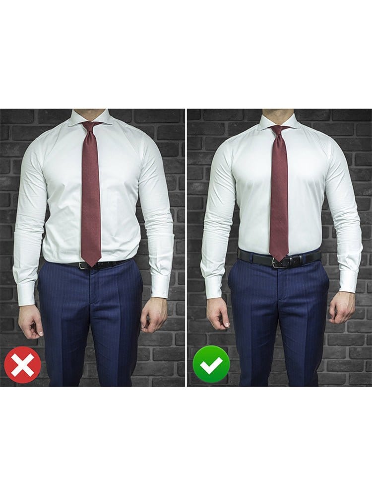 menaful Business Shirt Wrinkle-proof Clip