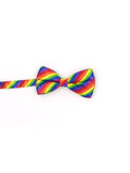 menaful C Colourful Rainbow Bowtie