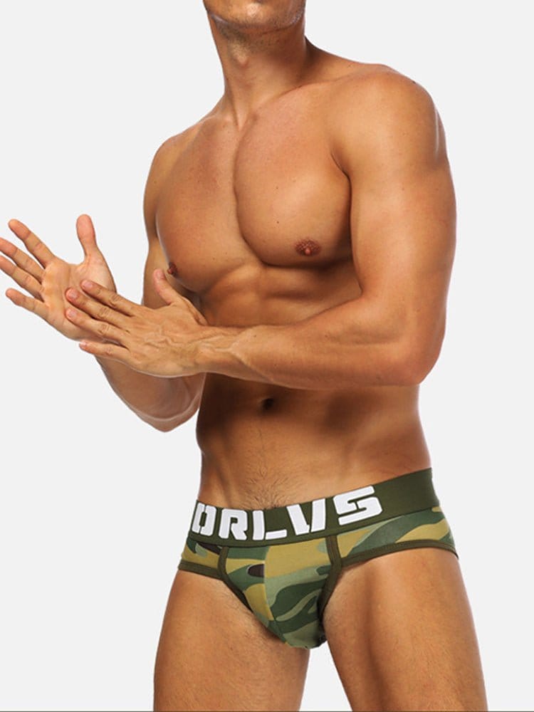 menaful Camouflage Cotton Men's Briefs