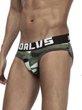 menaful Camouflage Cotton Sexy Men's Backless Brief