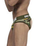 menaful Camouflage Cotton Sexy Men's Backless Brief