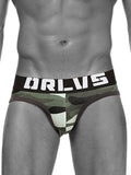 menaful Camouflage Cotton Sexy Men's Backless Brief