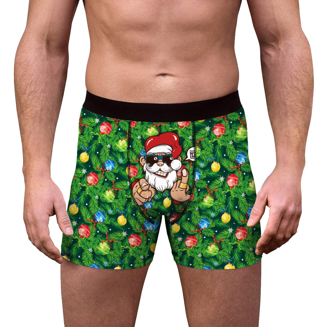 Menaful™ CC4001 / S Christmas Men's Creative Printed Boxer Briefs