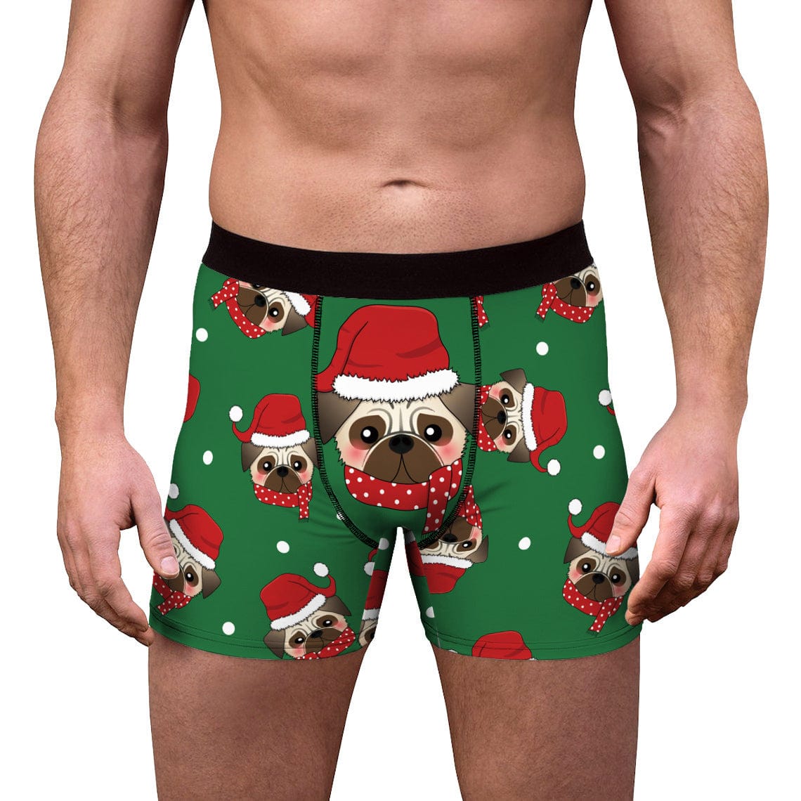 Menaful™ CC4002 / S Christmas Men's Creative Printed Boxer Briefs