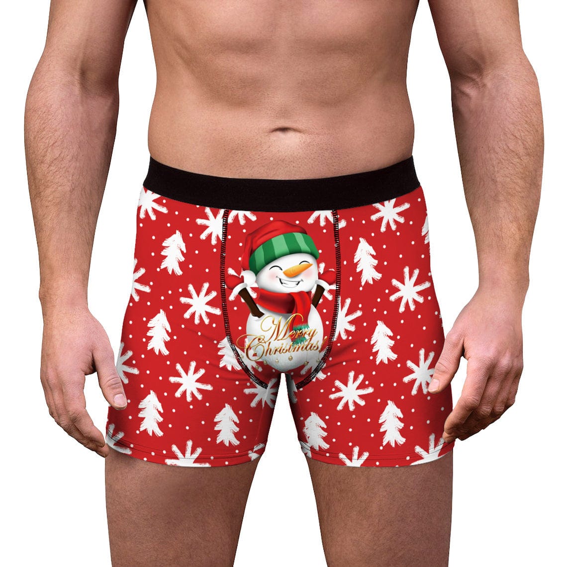 Menaful™ CC4005 / S Christmas Men's Creative Printed Boxer Briefs