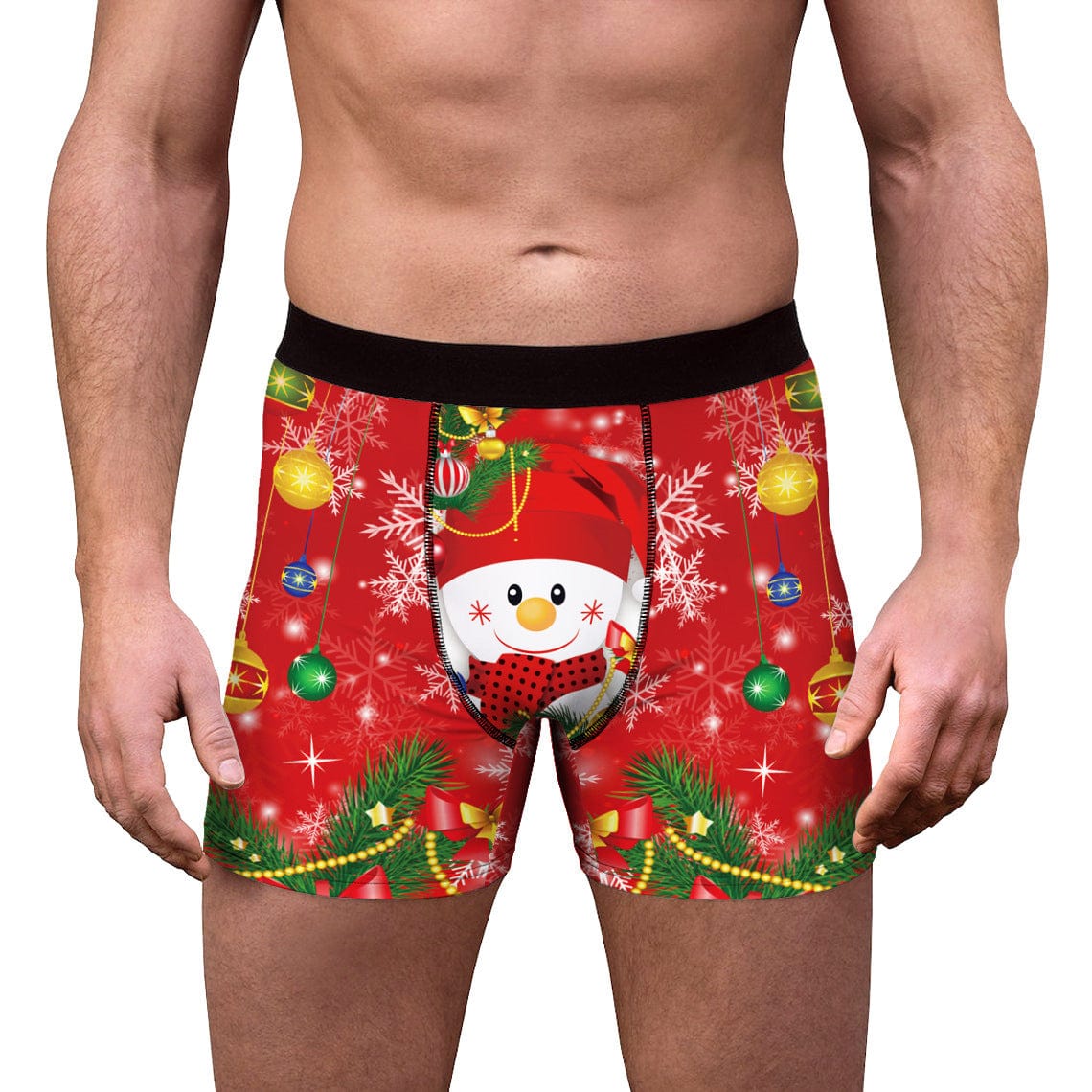 Menaful™ CC4006 / S Christmas Men's Creative Printed Boxer Briefs