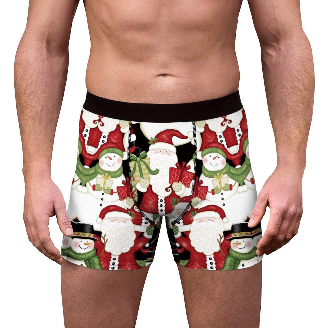 Menaful™ CC4007 / S Christmas Men's Creative Printed Boxer Briefs