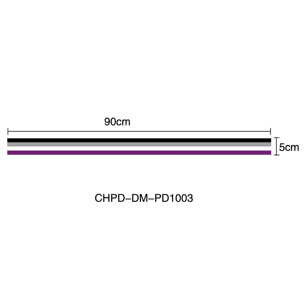 Menaful™ CHPD-DM-PD1003 / 90*5cm Rainbow Flag Long Ribbon