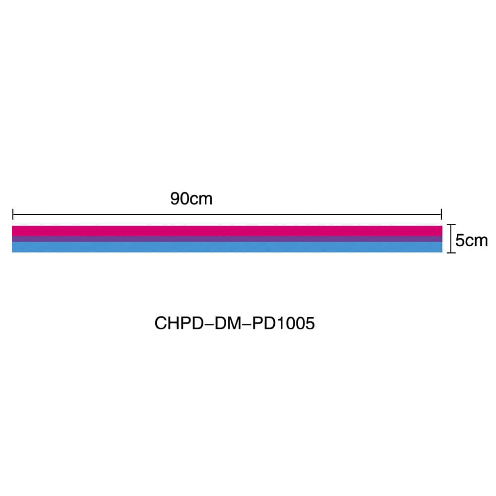 Menaful™ CHPD-DM-PD1005 / 90*5cm Rainbow Flag Long Ribbon