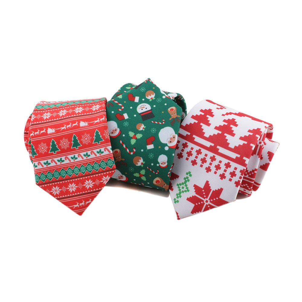 Menaful™ Christmas Printed Necktie