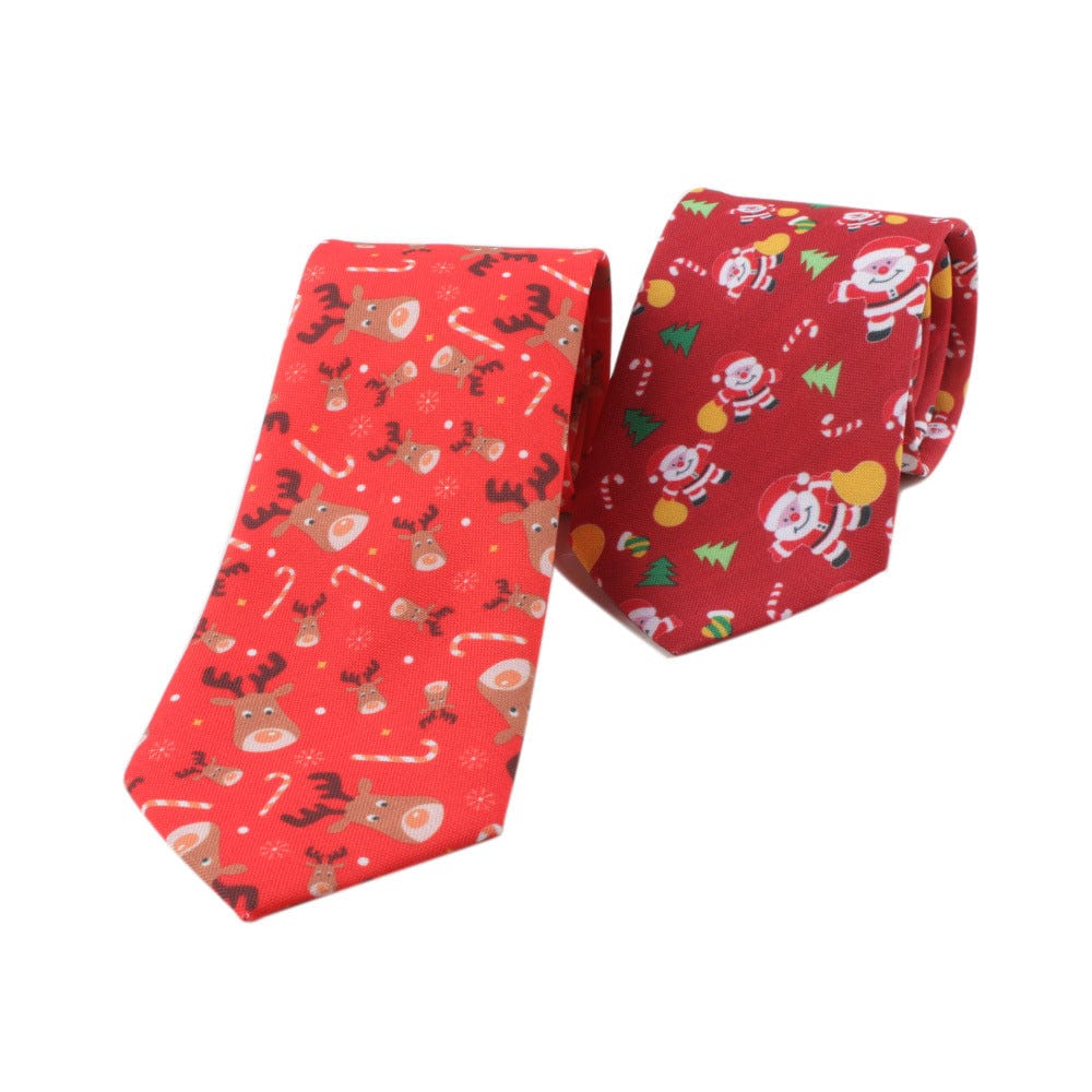 Menaful™ Christmas Printed Necktie