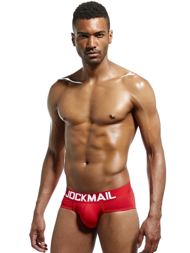 menaful Cotton Sweat Absorbing Letter Boxer Briefs