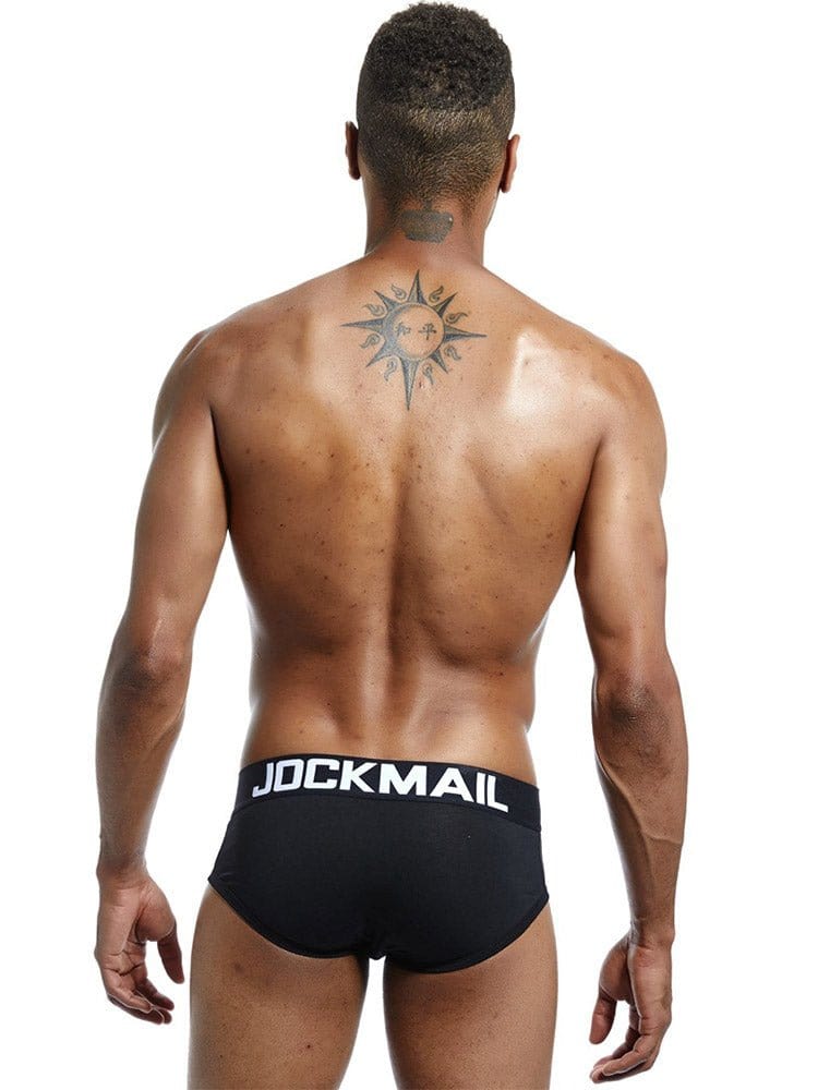 menaful Cotton Sweat Absorbing Letter Boxer Briefs