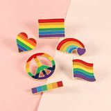 Menaful™ Creative Rainbow Chest Pin