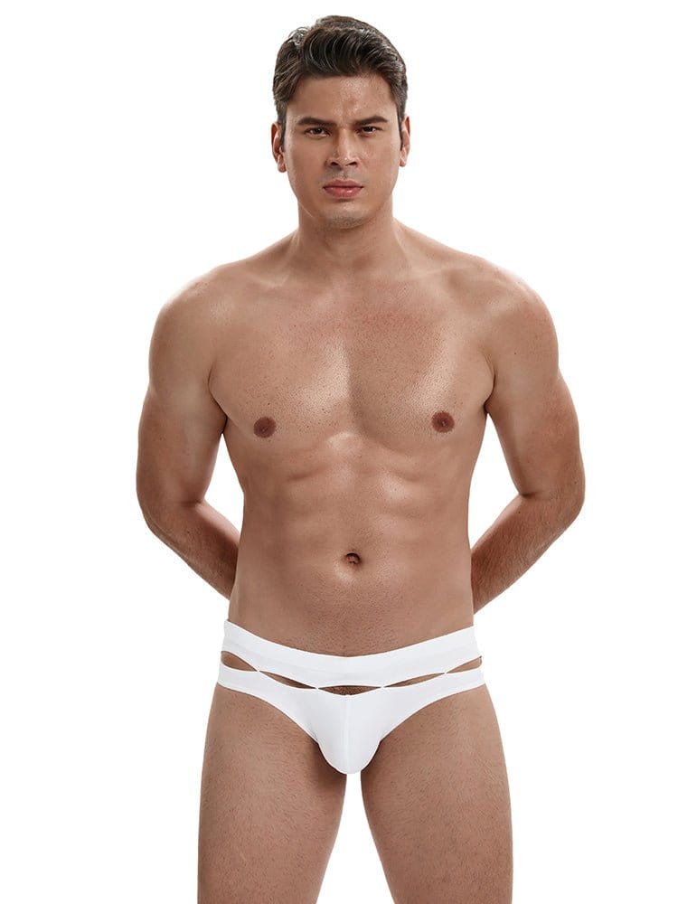 menaful Cutout Fashion Sexy Swim Briefs